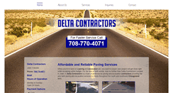 Desktop Screenshot of deltacontractors.net